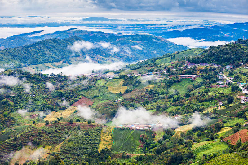 30 Mae Salong aerial view shutterstock 401696080