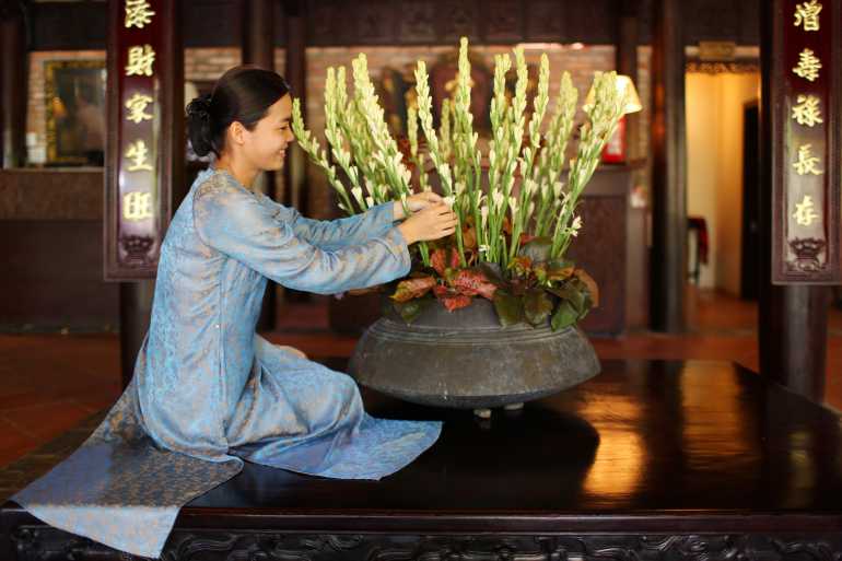 770 Ho Tram Flower arrangement at FO