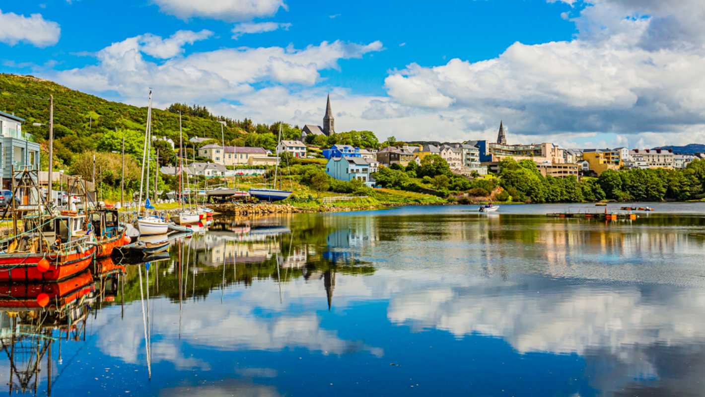 800 Pier at the port of Clifden at high tide shutterstock 1573584043
