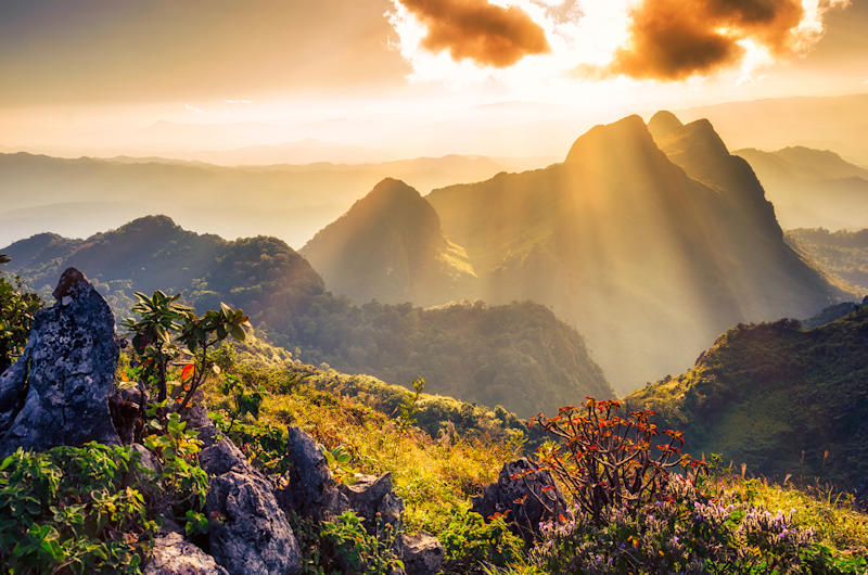 800 Raylight sunset Landscape at Doi Luang Chiang Dao shutterstock 249650512