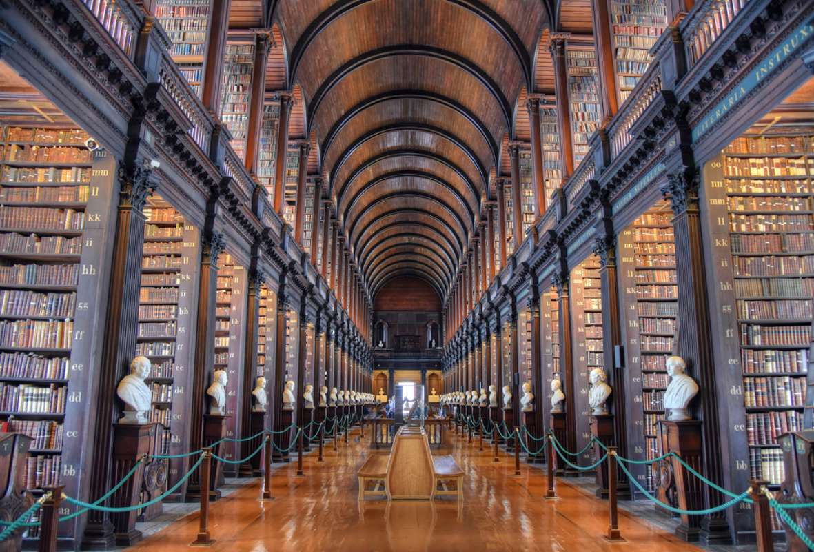 800 The Long Room in the Old Library at Trinity College shutterstock 659133262