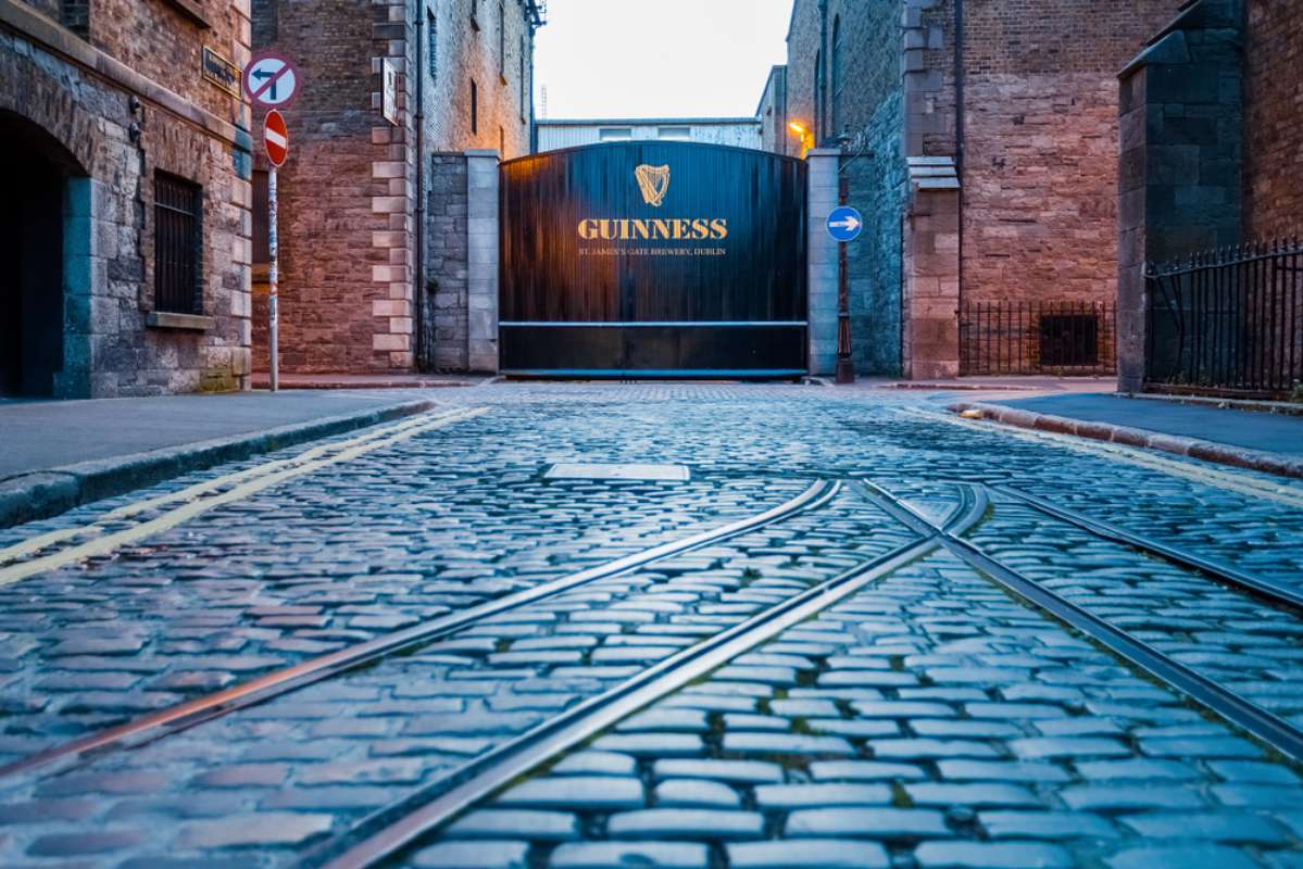 800 entrance to the Guinness Brewery shutterstock 1485343382