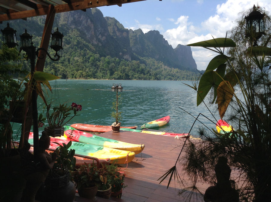 900 Khao Sok break on the lake kajaks 20160216 074036637 iOS Kopie