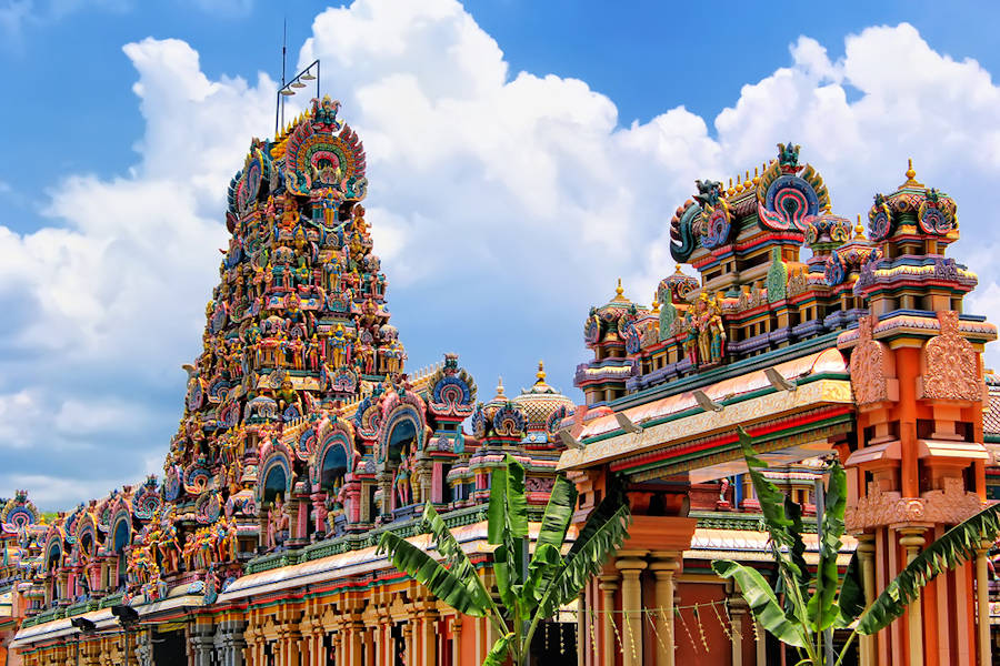 900 Sri Maha Mariamman Temple Dhevasthanam Hindu temple in Chinatown shutterstock 614123699
