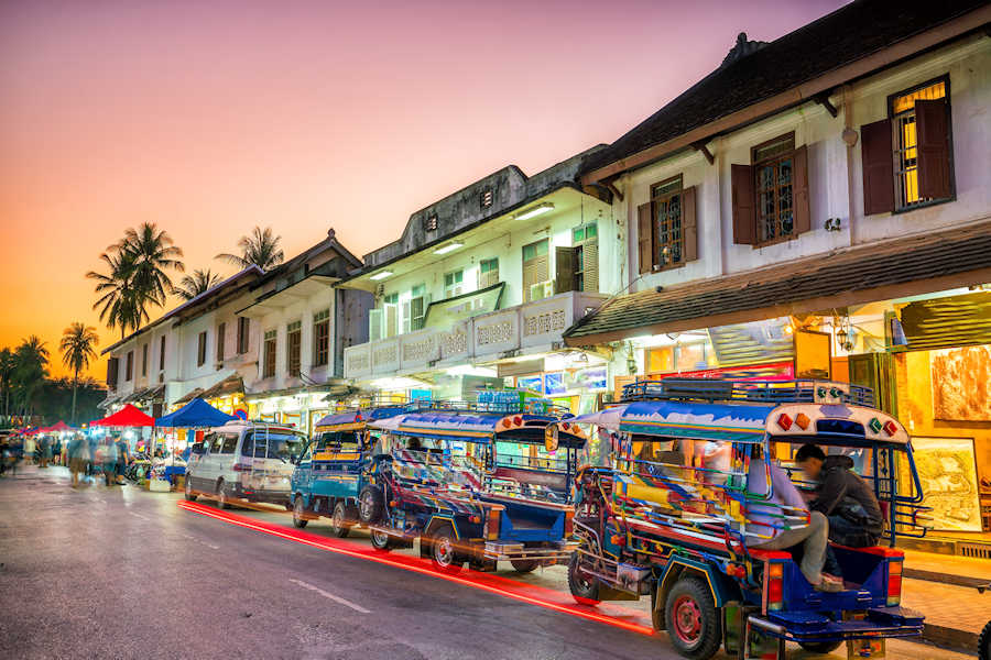 900 Street in old town Luang Prabang Laos shutterstock 583207558