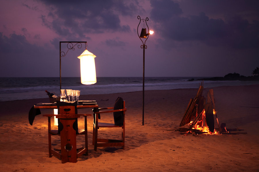 900 heritance ahungalla experiences romantic beach dinner1