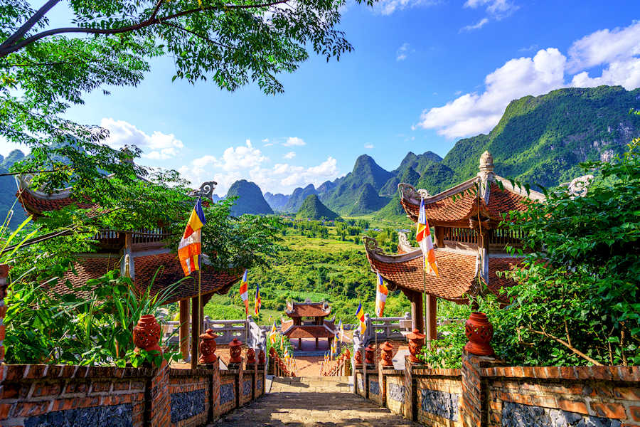 900 pagoda on Trung Khanh town Cao Bang province AdobeStock 337581388