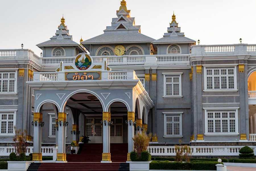 Web 900 Editorial Exterior of the Presidential palace of Laos in Vientiane shutterstock 1222547182