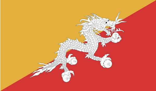 770 Flagge Bhutan shutterstock 1057933385