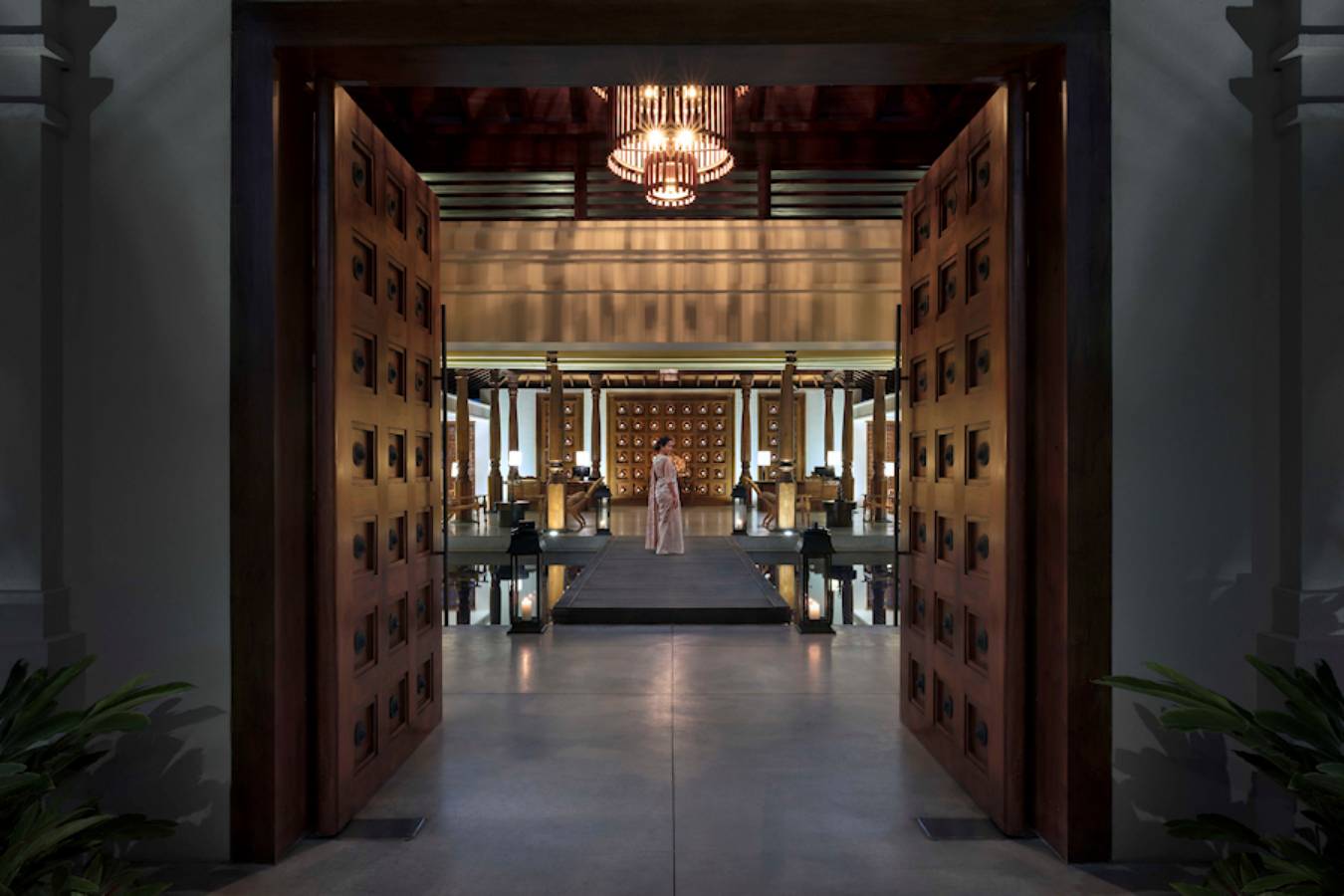 new900 Anantara Peace Haven Tangalle Lobby View Reception Entrance Night 4344x2896